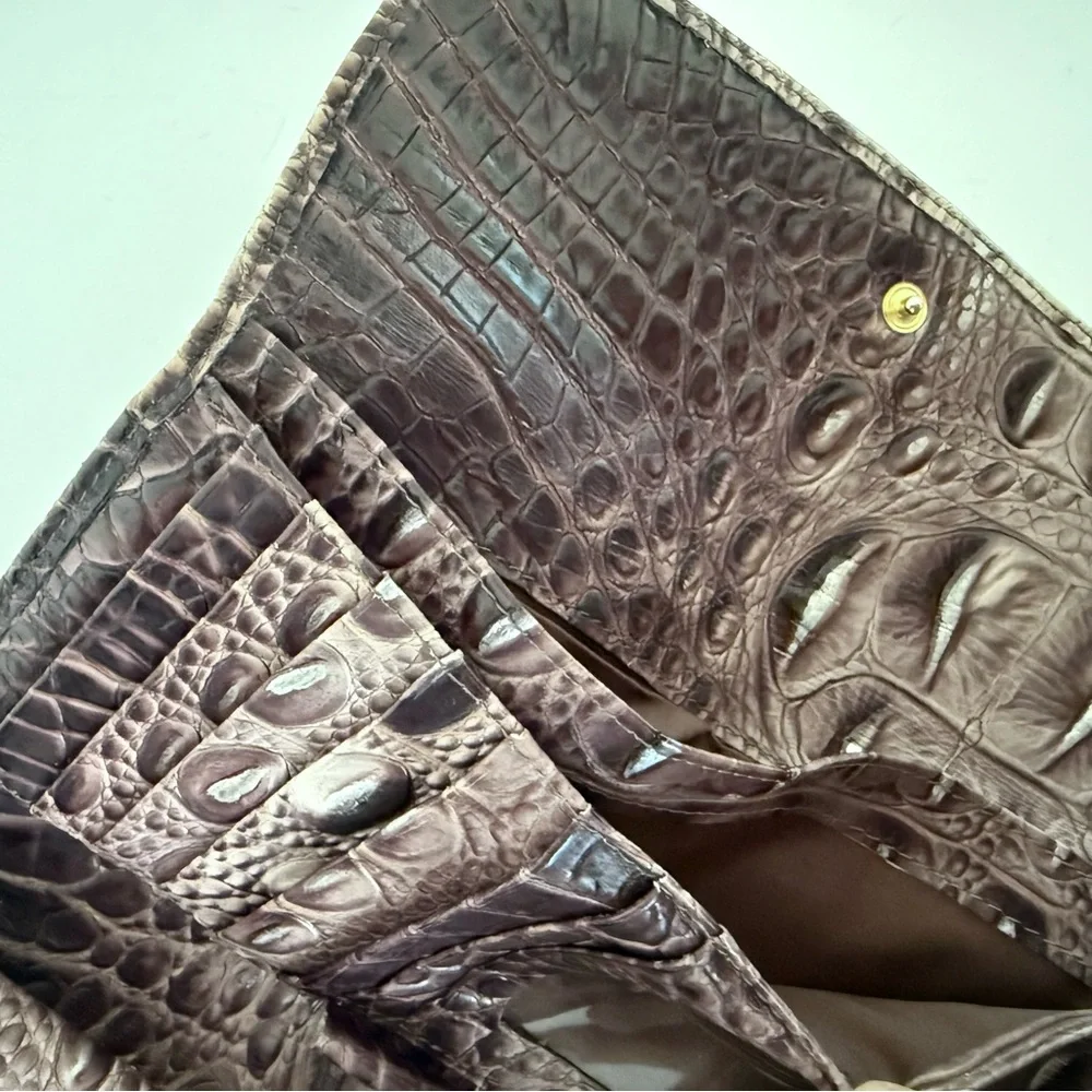 Brahmin Modern Checkbook Melbourne Leather Wallet